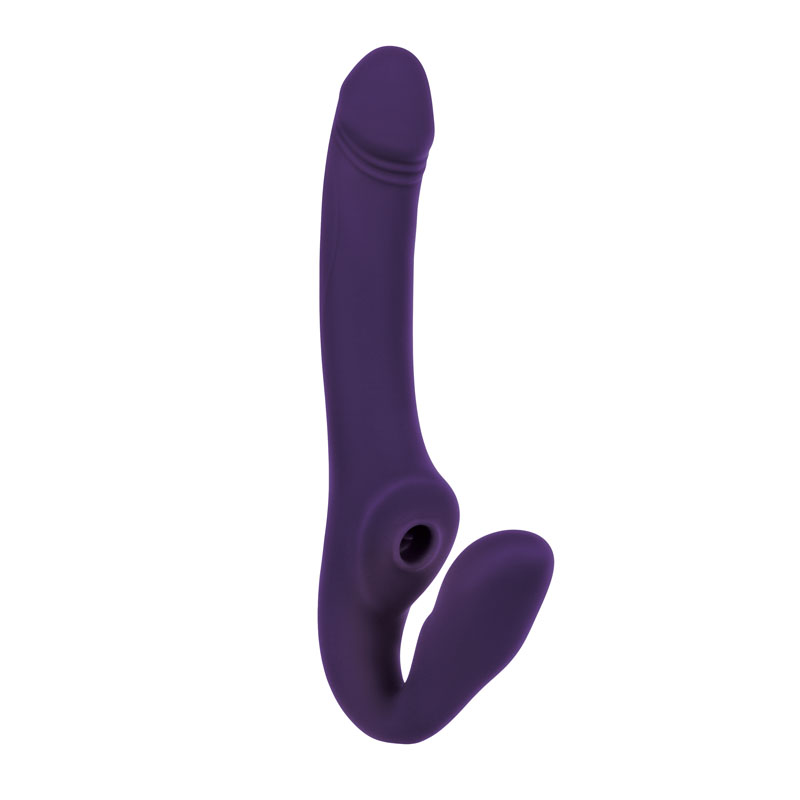 Evolved 2 Become 1 Strapless Strap-On – Purple - Image 9