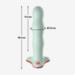 Fun Factory BOUNCER sage green - Sage Green 18.5 cm Dildo - Image 4