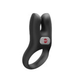 Fun Factory NOS Black - Black USB-C Rechargeable Vibrating Cock Ring - Image 2
