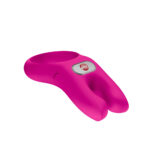 Fun Factory NOS Magenta - Magenta USB-C Rechargeable Vibrating Cock Ring - Image 3