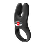 Fun Factory NOS PRO Black - Black USB-C Rechargeable Vibrating Cock Ring - Image 5