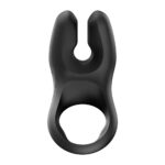 Fun Factory NOS PRO Black - Black USB-C Rechargeable Vibrating Cock Ring - Image 7