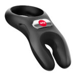 Fun Factory NOS PRO Black - Black USB-C Rechargeable Vibrating Cock Ring - Image 8