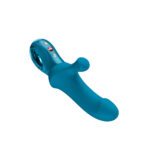 Fun Factory BI STRONIC CURVE Aquamarine - Aquamarine USB-C Rechargeable Thrusting Vibrator - Image 3