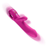 Fun Factory BI STRONIC EMBRACE Magenta - Magenta USB-C Rechargeable Thrusting Vibrator - Image 4