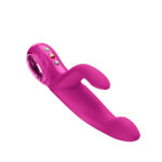 Fun Factory BI STRONIC IMMERSE Magenta - Magenta 22.1 cm USB-C Rechargeable Thrusting Vibrator - Image 3
