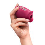 Fun Factory BELLE Raspberry - Raspberry Red USB Rechargeable Air Pulse Stimulator - Image 3
