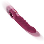 Fun Factory STRONIC DEEP Wine Red - Wine Red 20.8 cm USB-C Rechargeable Vibrator - Image 4