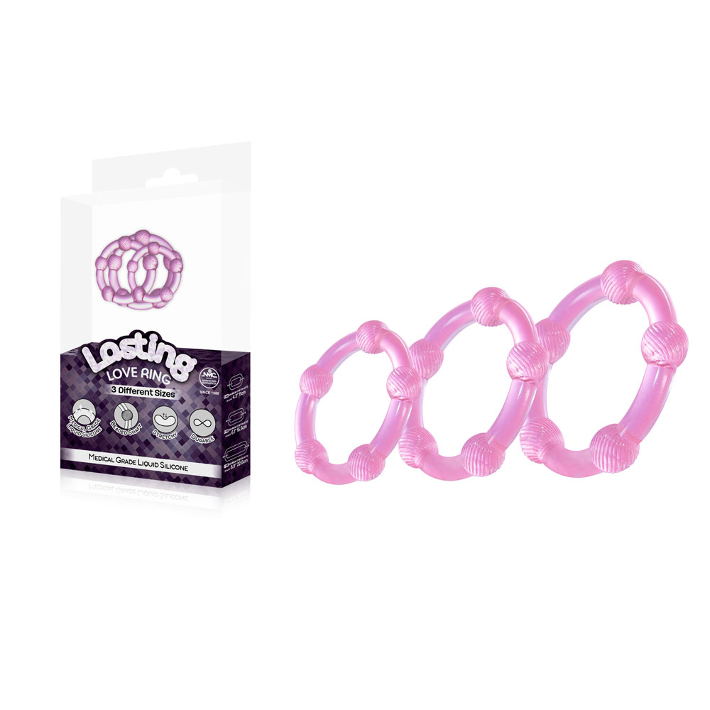 Excellent Power Lasting Love Ring 3-Piece Set