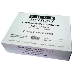 Four Seasons Naked Classic Condoms 144 Pack