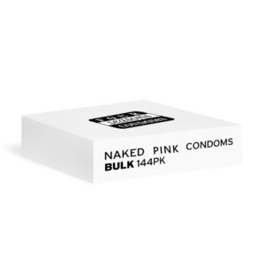 Four Seasons Naked Pink Condoms — Box of 144