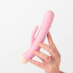 Girls Get Off - DeeDee - Pink 19 cm USB Rechargeable Thrusting Rabbit Vibrator - Image 2