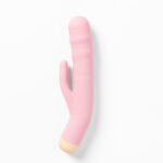 Girls Get Off - DeeDee - Pink 19 cm USB Rechargeable Thrusting Rabbit Vibrator - Image 5