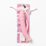 Girls Get Off - DeeDee - Pink 19 cm USB Rechargeable Thrusting Rabbit Vibrator - Image 6