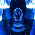 Gender X Crystal Ball - Clear Glass 13.6 cm Butt Plug with Suction Base - Image 2