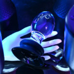 Gender X Crystal Ball - Clear Glass 13.6 cm Butt Plug with Suction Base - Image 5