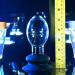 Gender X Crystal Ball - Clear Glass 13.6 cm Butt Plug with Suction Base - Image 8