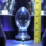 Gender X Crystal Ball - Clear Glass 13.6 cm Butt Plug with Suction Base - Image 9