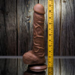 Gender X 10'' FLEXSKIN POSEABLE TRUE FEEL - Dark - Brown 29.2 cm Poseable Dong - Image 9