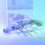Gender X LUSTROUS GALAXY WAND - Blue/Violet Glass 18.5 cm Double Ended Massager - Image 5