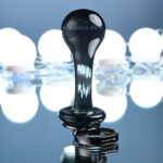 Gender X BLOW POP - Black 12.8 cm Glass Plug with Ring Pull - Image 6