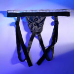 Gender X DOUBLE RIDER - Black Adjustable Strap-On Harness (No Probe Included) - Image 9