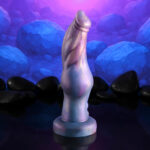 Gender X IMAGINARY FRIEND - Purple/Pink USB Rechargeable Vibrating Fantasy Dildo with Wireless Remote - Image 4