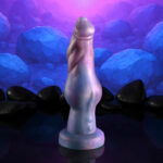 Gender X IMAGINARY FRIEND - Purple/Pink USB Rechargeable Vibrating Fantasy Dildo with Wireless Remote - Image 5