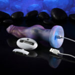 Gender X IMAGINARY FRIEND - Purple/Pink USB Rechargeable Vibrating Fantasy Dildo with Wireless Remote - Image 9