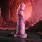 Gender X WHIMSICAL - Pink USB Rechargeable Vibrating Fantasy Dildo with Wireless Remote - Image 5
