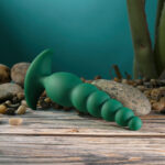Gender X THE RATTLER - Green 17 cm USB Rechargeable Vibrating and Twirling Anal Plug - Image 5