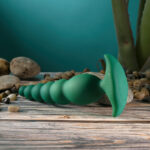 Gender X THE RATTLER - Green 17 cm USB Rechargeable Vibrating and Twirling Anal Plug - Image 6
