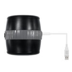 Gender X BARREL OF FUN - Black USB Rechargeable Stroker - Image 9