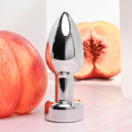 Gender X ROCKIN' METAL PLUG - Metallic 9.3 cm USB Rechargeable Butt Plug - Image 2
