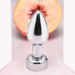 Gender X ROCKIN' METAL PLUG - Metallic 9.3 cm USB Rechargeable Butt Plug - Image 4