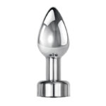 Gender X ROCKIN' METAL PLUG - Metallic 9.3 cm USB Rechargeable Butt Plug - Image 7