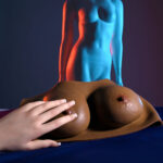 Gender X UNDERGARMENTS - PLATE C-CUP - Dark - Brown Wearable Breasts - C-Cup Size - Image 8