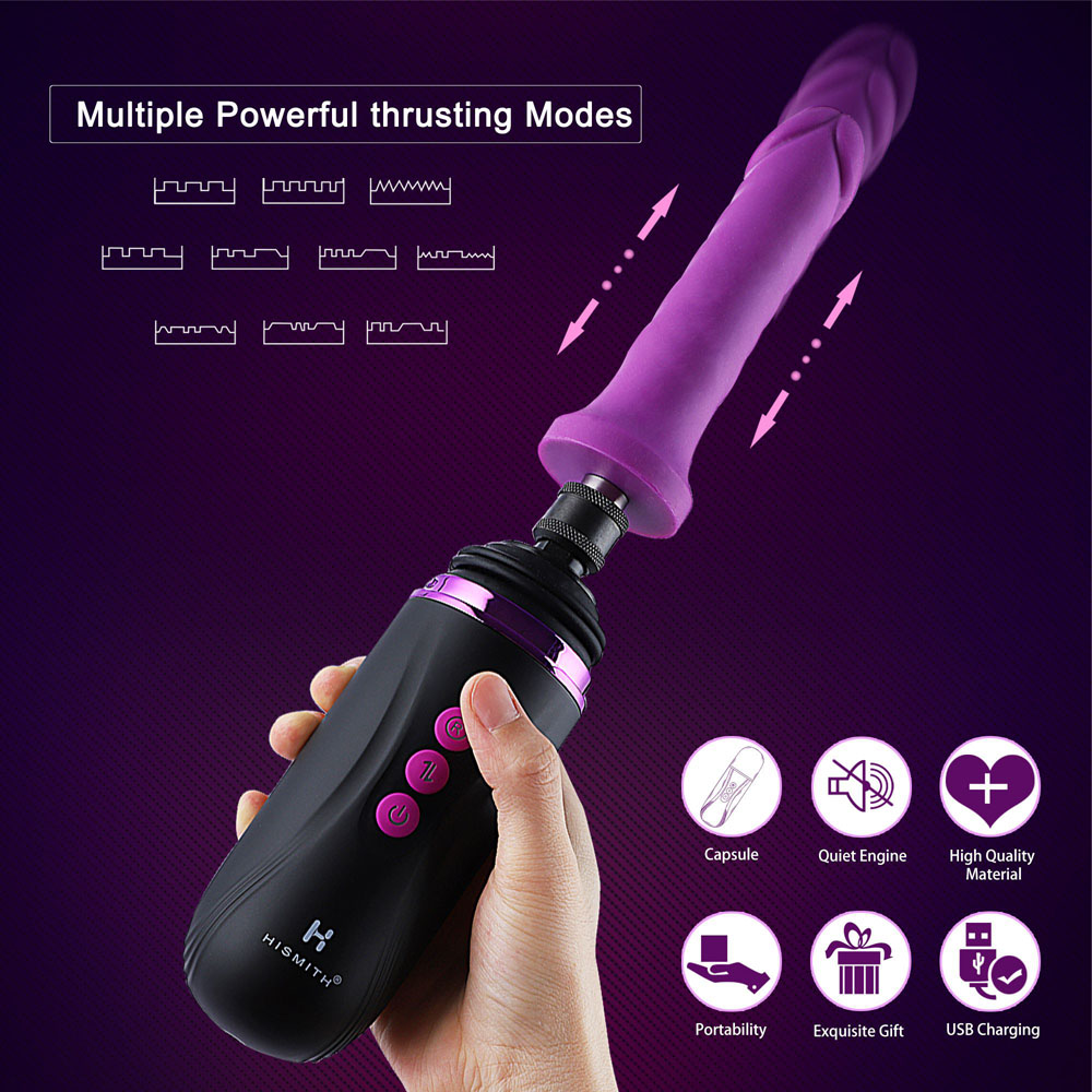 Hismith Capsule - Rechargeable Portable Sex Machine with App Control - Image 6