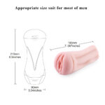 Hismith Vibrating Vagina Stroker Machine Attachment - USB Rechargeable Vibrating Vagina Stroker for Hismith Sex Machines - Image 3