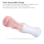 Hismith Vibrating Vagina Stroker Machine Attachment - USB Rechargeable Vibrating Vagina Stroker for Hismith Sex Machines - Image 6