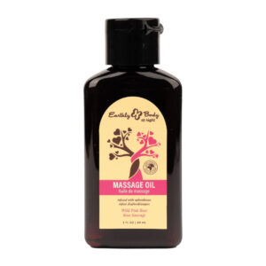 EB Aphrodisiac Massage Oil WILD PINK ROSE - 60 ml - Wild Pink Rose Scented Massage Oil - 60 ml Bottle