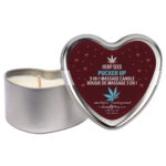 EB Hemp Seed Lovers Heart Candle Display - Counter Display of 12 and Tester - Image 4