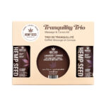 Hemp Seed Tranquility Trio - Lavender - Lavender Scented Massage & Caress Kit - 3 Piece Kit