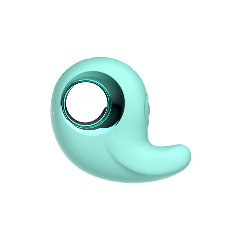 Adam & Eve CURVY CUTIE PLEASURE COMBO - Teal USB Rechargeable Tapping Stimulator - Image 4