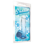 Shades 7'' Jelly TPR Dong - Blue 17.8 cm Dong - Image 2