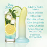Mixers Lime Rickey - Yellow/Blue 20.3 cm Dildo - Image 2