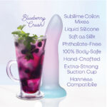 Mixers Blueberry Crush - Blue/Pink 20.3 cm Dildo - Image 2