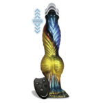 Alien Nation - Phoenix - Gold/Blue & Black 25.4 cm USB Rechargeable Thrusting Fantasy Dong with Remote - Image 2