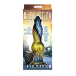 Alien Nation - Phoenix - Gold/Blue & Black 25.4 cm USB Rechargeable Thrusting Fantasy Dong with Remote - Image 3