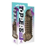 The 9's Toppers Open Ended - Smoke Penis Extension Sleeve - Image 2